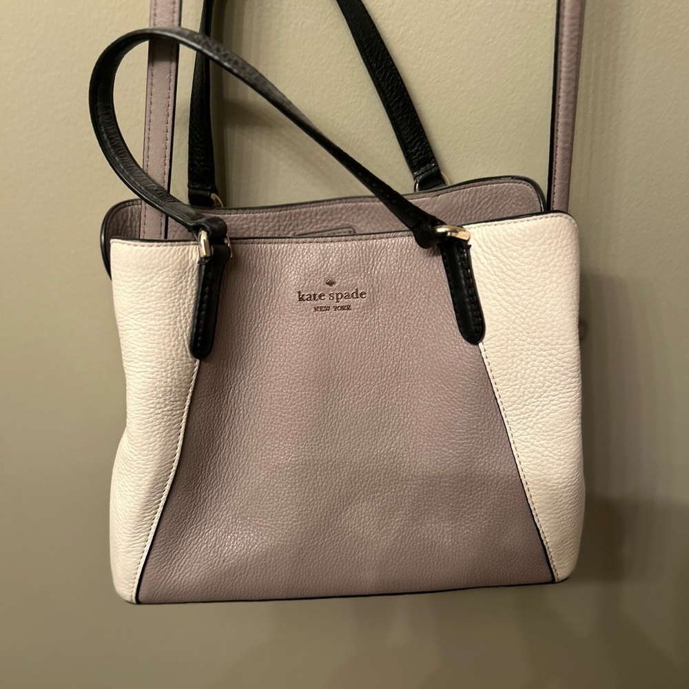Kate Spade Two-Tone Leather Shoulder Purse